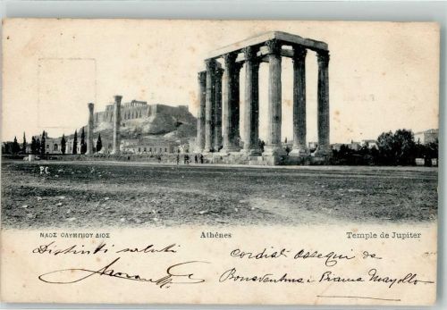 Athen Denkmal Tempeldes Jupiter