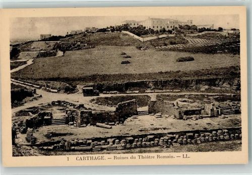 Karthago Denkmal Ruines du Theatre Romain