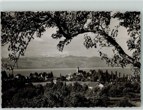 Wasserburg Kirche Ort handschriftlich Foto Original aus Archiv eines Ansichtskartenverlags