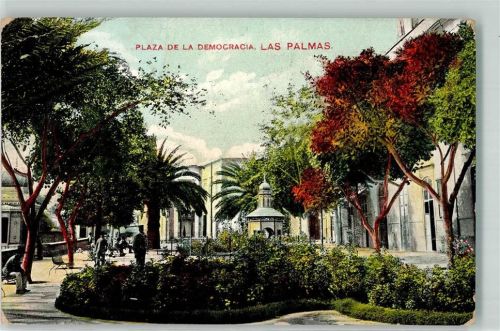 Las Palmas de Gran Canaria 1910 Plaza de la Democracia