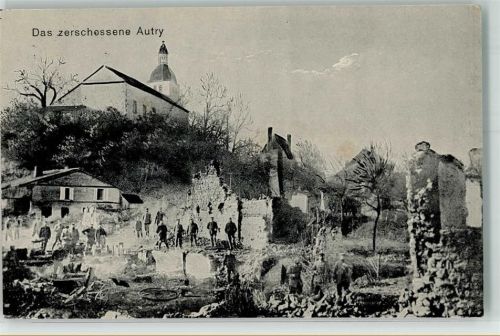 Autry 1915 Feldpost WK I 33.Inf.Div.