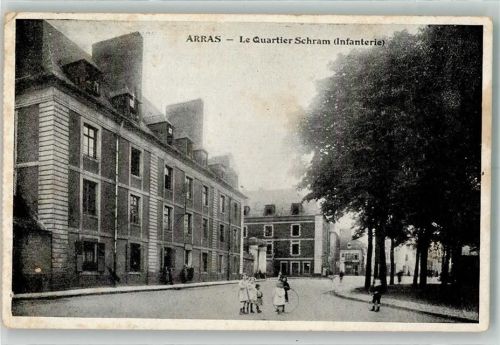 Arras 1915 Feldpost WK I 1.Res.Div. Kaserne