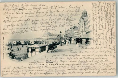Ostende 1900 Kurhaus Strand