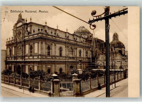 Mexiko City 1909 National Bibliothek