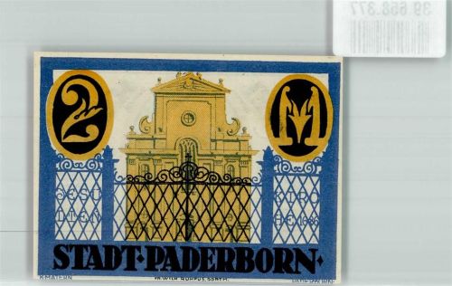 Paderborn 1921 2 Mark Ferdinand I. Freiherr von Fürstenberg