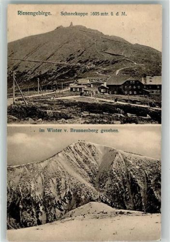 Schneekoppe 1916 Riesengebirge