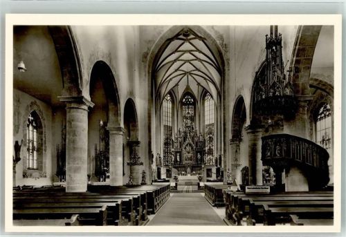 Münnerstadt Pfarrkirche Innenansicht