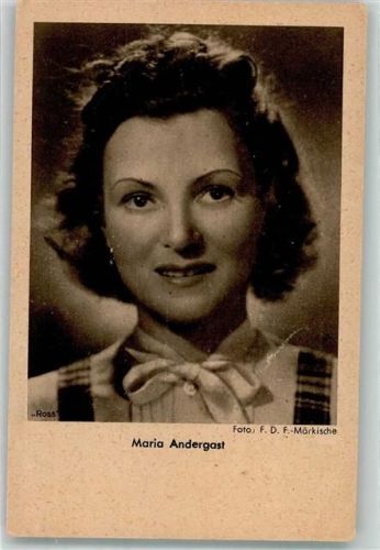 Maria Andergast Filmverlag Ross