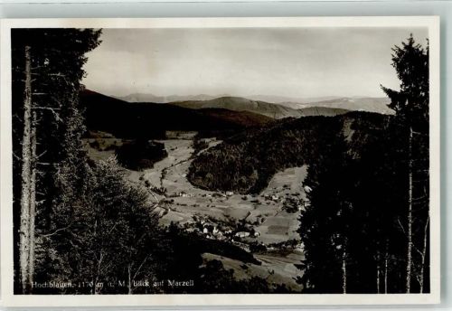 Marzell Hochblauen Vogelschau