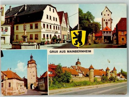 Mainbernheim Stadtmauer Oberes Tor Unteres Tor