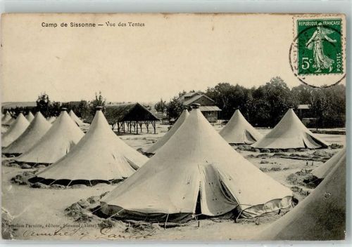 Sissonne 1909 Kaserne Camp