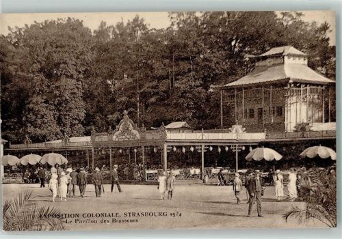 Strasbourg Pavillion des Brasseurs Exposition Colonial 1924