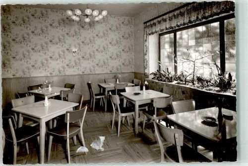 Drensteinfurt Gasthaus Autorast Gastraum FOTO KEINE AK Ort handschriftlich