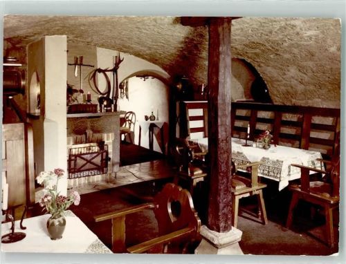 Biebelried Hotel Gasthaus Leicht Foto Original aus Archiv eines Ansichtskartenverlags