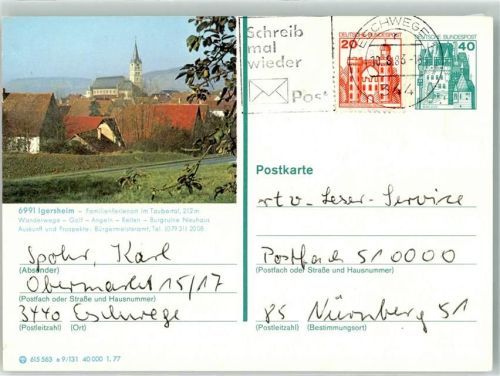 Igersheim 1983 Kirche