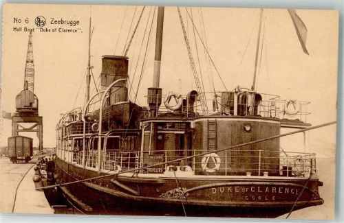 Zeebrugge TSS Duke of Clarence Verladekran Eisenbahn Mole