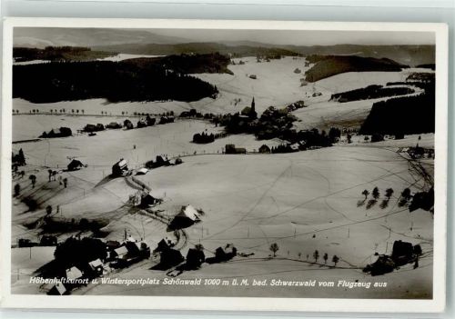 Schönwald 1934 Fliegeraufnahme