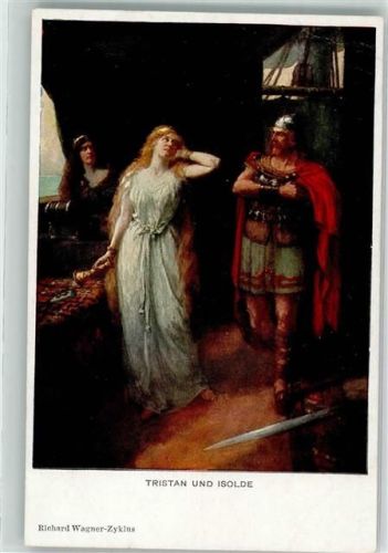 sign. Leeke, Ferd. Tristan und Isolde Richard Wagner Zyklus Verlag M. Munk Nr. 984