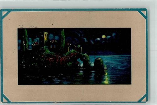 1917 Verlag PFB Serie 7644 Mondschein Passepartout Böcklin ähnlich