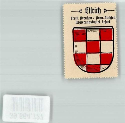Ellrich Wappensammelmarke Kaffee Hag Nr. 5