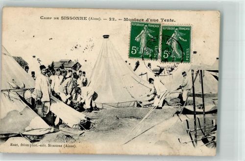 Sissonne 1906 Kaserne Camp Uniform