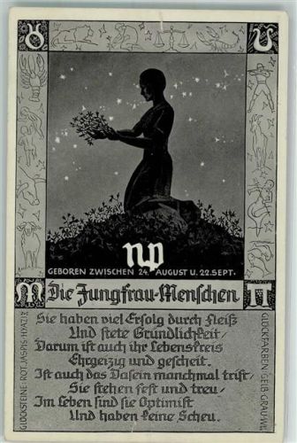 Die Jungfrau-Menschen 24. August -22. Sept.