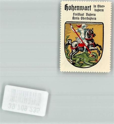 Hohenwart Stadtwappen Kaffee Hag Nr. 27