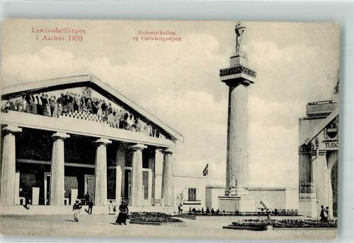Aarhus 1909 Ausstellung 1909 Denkmal Säule