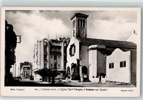 Casablanca 1954 Kirche Saint Francois d´Assises