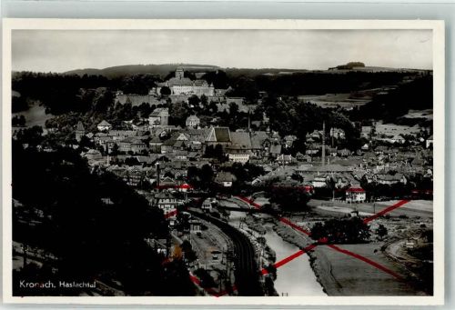 Kronach Zensur Bildseite Foto AK