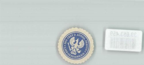 Der Chef der Königlich Preußischen Land-Gendarmerie