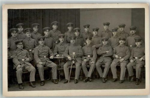 Gruppenfoto Soldaten Uniform WK I