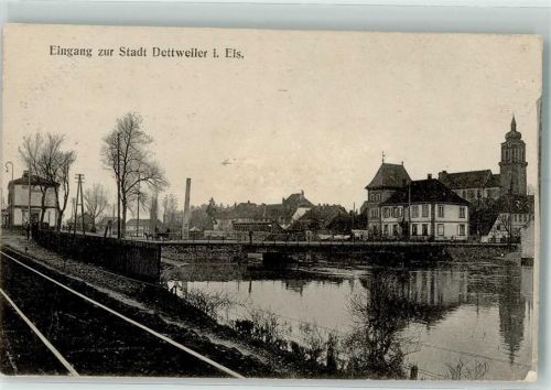 Dettwiller 1915 Feldpost WK I Inf. Rgt. 99