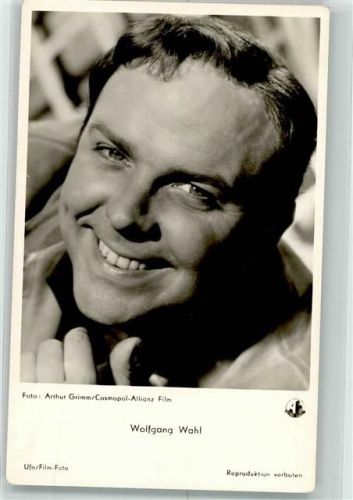 Wahl, Wolgang Foto Grimm UFA/Film-Foto Schauspieler