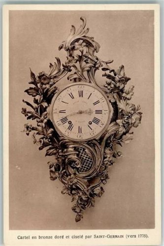 Uhr auf AK Saint Germain