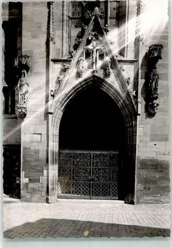 Weißenburg Evangelische Kirche Ort handschriftlich Foto Original aus Archiv eines Ansichtskartenverlags