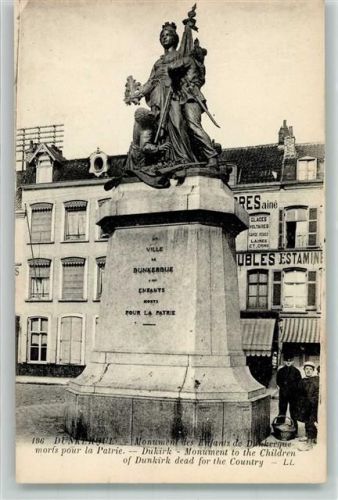Dunkerque Denkmal Monument to the Children Hotel