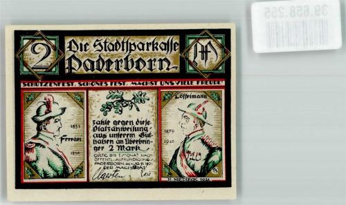 Paderborn 1921 2 Mark Das Schützenfest Auffahrt der Königin
