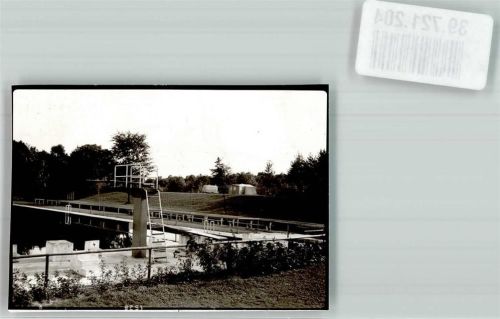Dietenheim Schwimmbad Ort handschrifrlich Foto Original aus Archiv eines Ansichtskartenverlags