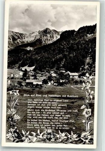 Ried Edelweiß Nebelhorn Rubihorn