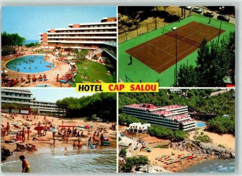 Tarragona Hotel Cap Salou Tracht Schwimmbad Fliegeraufnahme