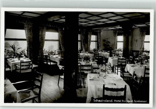 Münstertal Speisesaal des Hotel Burggraf
