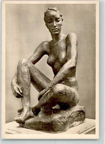 Kol. Westend Statue Grosse Sitzende Bronze 1929 Kolbe-Museum Berlin Nr. 1 Foto Margit Schwartzkopff