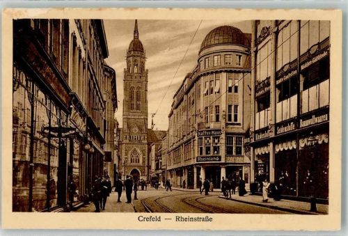 Krefeld 1922 Rheinstraße