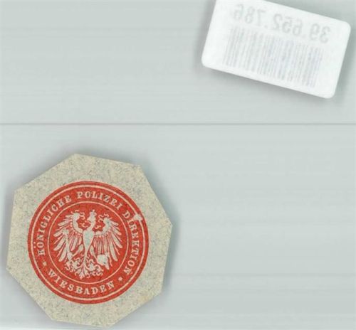 Wiesbaden Königliche Polizei Direktion Wiesbaden