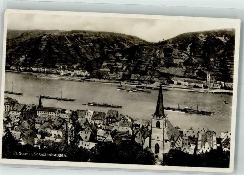 St. Goarshausen St Goar Schleppraddampfer