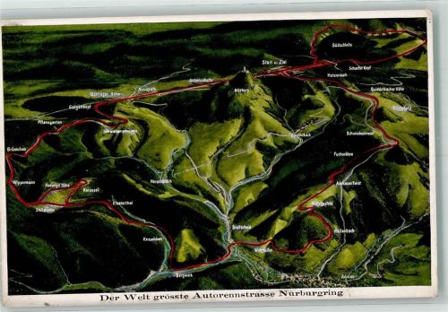 Adenau Vogelschau Nürburgring