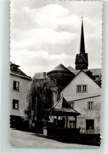 Dieblich Weinort Kirche Uhr Pavillon