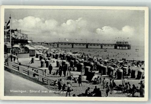 Vlissingen Schwimmbad Strand Seebrücke