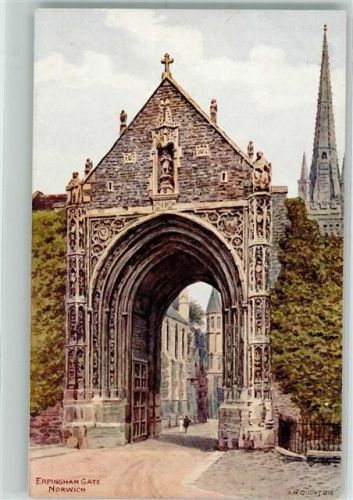 Sheringham Eppingham Gate Norwich sign. A.R. Quninton